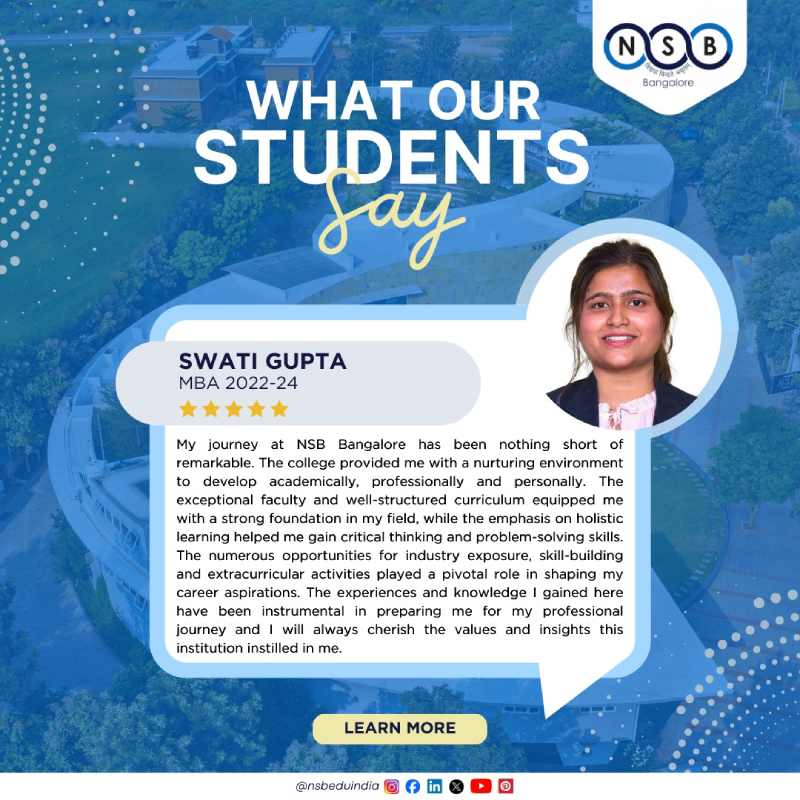 NSB MBA , Bangalore - News & Events 2024